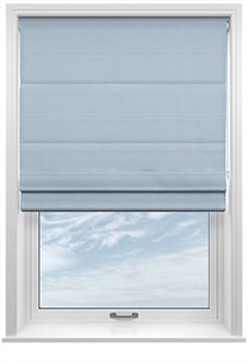 Norleigh, Sky - Twist&Fit Roman Blind